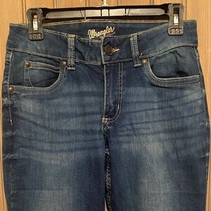 Wrangler Women's Dark Blue High Rise Jeans